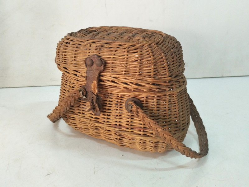 cesto picnic juguete infantil muñeca mimbre 15.5x21x13 1u